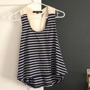Nautical Tank with shear back detail